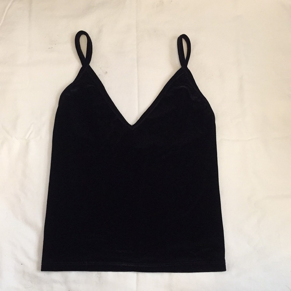 Velvet Crop Top